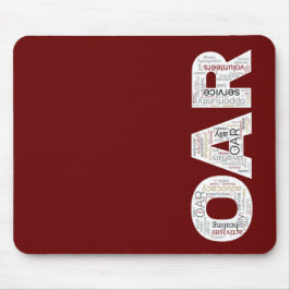 OAR Mousepad-Red Musmatta