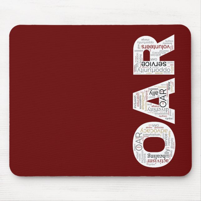 OAR Mousepad-Red Musmatta (Framsidan)
