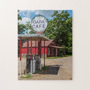 Oark Gas Pumps Jigszle Puzzle Pussel