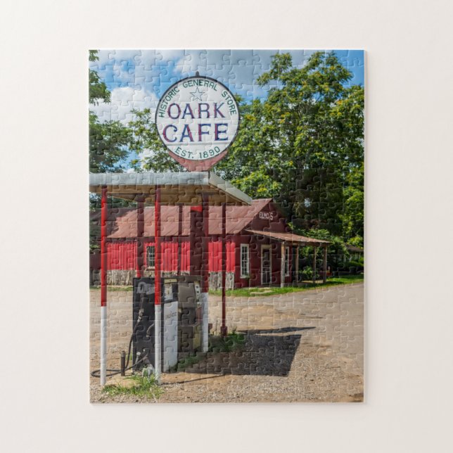 Oark Gas Pumps Jigszle Puzzle Pussel (Vertikal)
