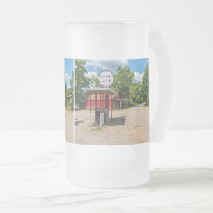Oark Gas Station Frosted Glass Beer Mugg