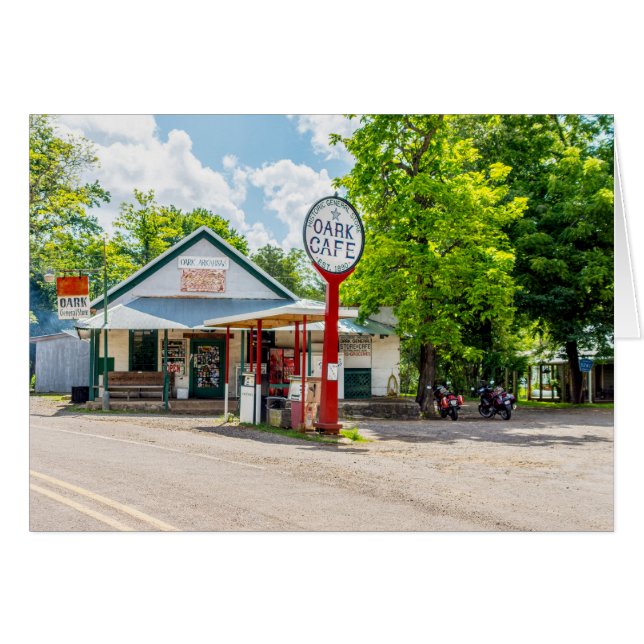 Oark General Store-hälsningskort Hälsningskort (Framsidan Horizontal)