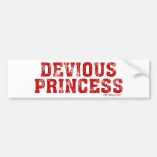 Oärlig Princess Bildekal