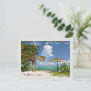 ÖARNA AWAIT/TURKS OCH CAICOS-ÖARNA VYKORT