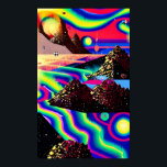 Öarna i den femte dimensionen poster<br><div class="desc">Öarna i den femte dimensionen. 2024,  Ken Gage. Digital konst: popsurrealism.</div>