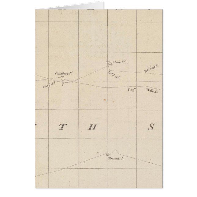 Öarna Otaheite, Tahiti Hälsningskort (Framsidan)