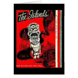 Öarna Tiki Lounge Hälsningskort
