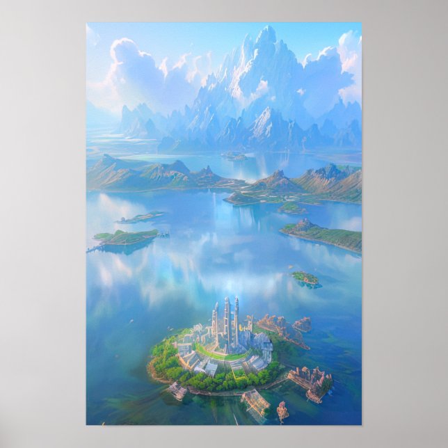 Öarnas Borttappad i tid Poster (Framsidan)