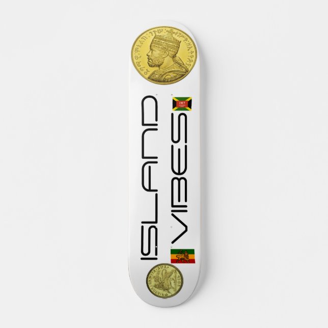ÖARNS VIBRATIONER  Skateboard, 7¾" däck Mini Skateboard Bräda 18,5 Cm (Framsida)