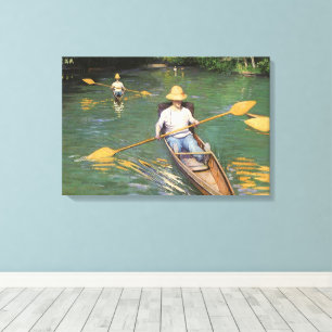 Oarsmän av Gustave Caillebotte, Vintage Fine Art Canvastryck