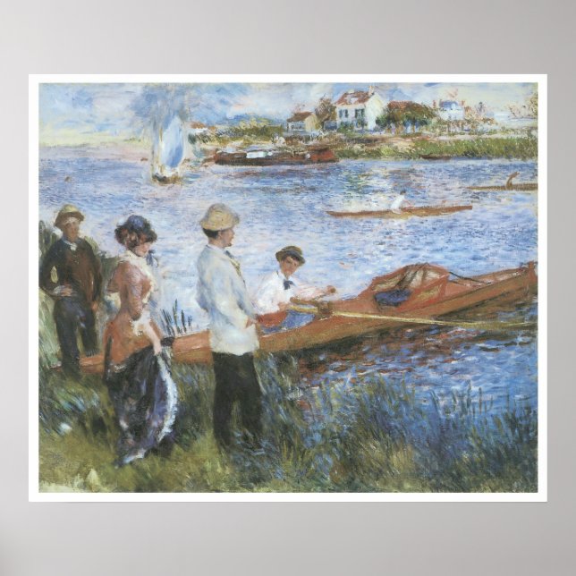 Oarsmen at Chatou, 1879 Pierre-Auguste Renoir Poster (Framsidan)