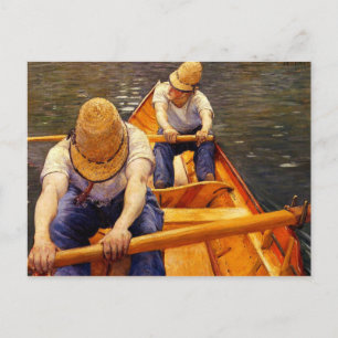 Oarsmen (Boatmen Rwing), bra konsmålning Vykort