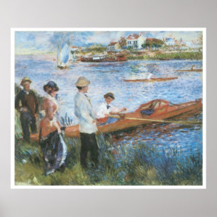 Oarsmen på Chatou, Pierre-Auguste Renoir 1879 Poster
