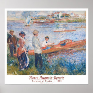 Oarsmen vid Chatou ・ 1879 Poster