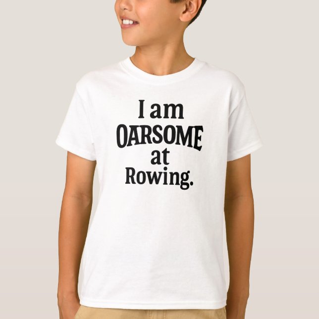 OARSOME Rowing Motivation T Shirt (Framsida)