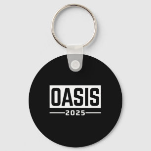 Oasis 2025 Semesterresor Ca Vintage Retro Souvenir Nyckelring