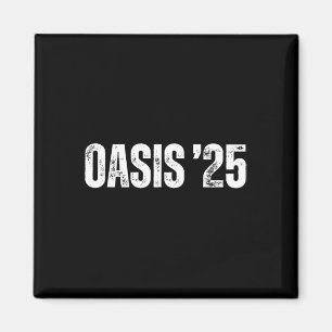 Oasis 25 2025 Semester California Vintage Retro Så Magnet