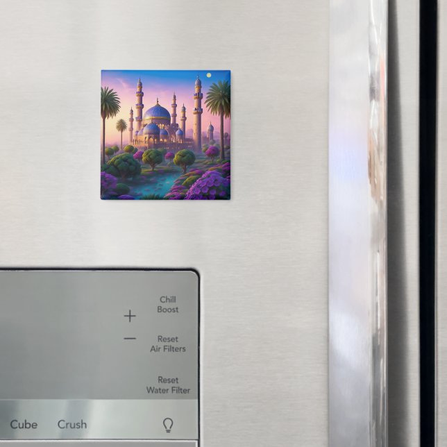 Oasis av Minaret Castle Magnet (In Situ (Fridge))