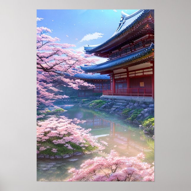 Oasis bakom Temple Poster (Framsidan)