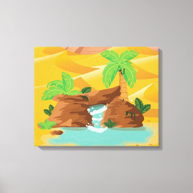 Oasis Canvastryck (Framsida)