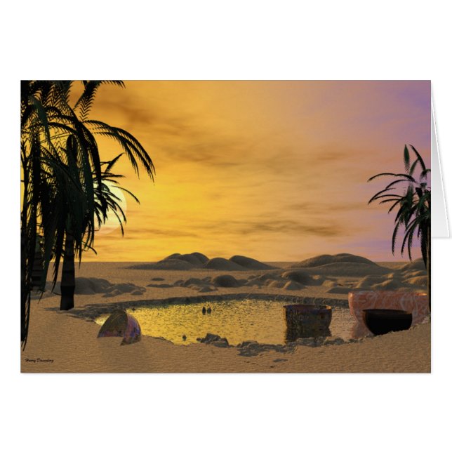 OASIS HÄLSNINGSKORT (Framsidan Horizontal)