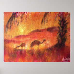 Oasis i Sahara Poster