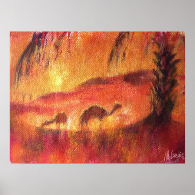 Oasis i Sahara Poster (Framsidan)