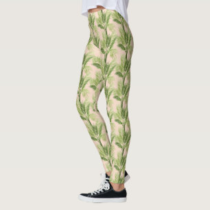 Oasis inomhus Handflatan Träd Mönster Leggings
