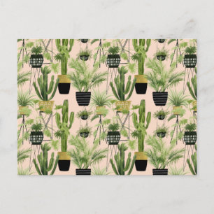 Oasis inomhus Plant Lineup Mönster Vykort