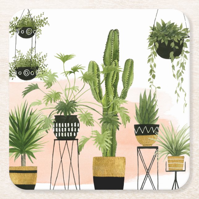 Oasis inomhus underlägg papper kvadrat (Framsidan)