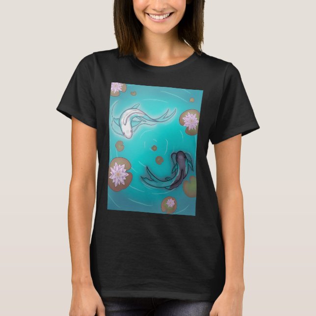 Oasis Koi T Shirt (Framsida)