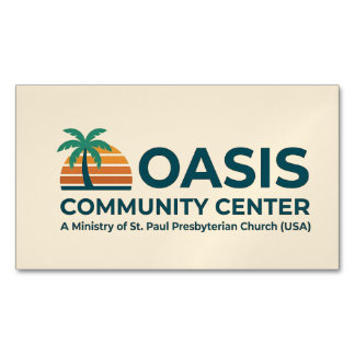 Oasis Komuncentrets Magnetskola Magnetiska Visitkort