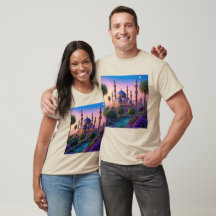 Oasis of the Minaret Castle T-Shirt