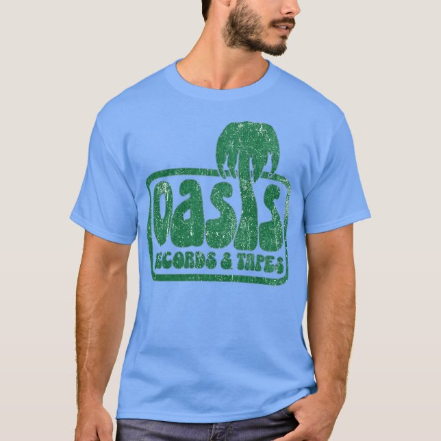 Oasis Records & Tapes T Shirt (Framsida)
