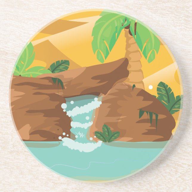 Oasis Underlägg Sandsten (Framsidan)