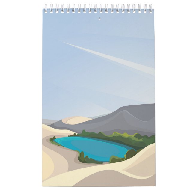 Oasislandskap Kalender (Omslag)