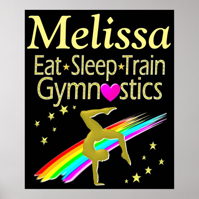 ÖAT, SLEEP, GYMNASTICS-PERSONLIG POSTER (Framsidan)