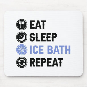 Öat sömnlöshet Bath Wim Hof Kall Shower Iceman Musmatta