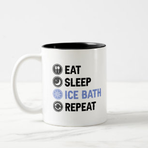 Öat sömnlöshet Bath Wim Hof Kall Shower Iceman Två-Tonad Mugg