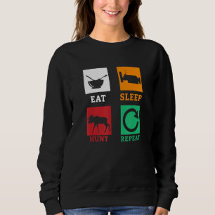 Öat Ssov Hunt Upprepa Moose Hunting Hjort Elk Hunt T Shirt