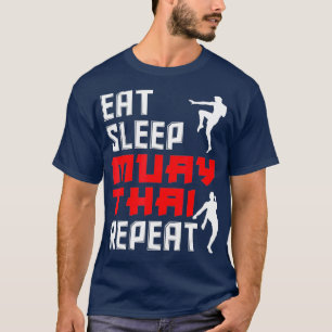 Öat Ssov Muay Thai Repeat Funny Muay Thai Gift T Shirt