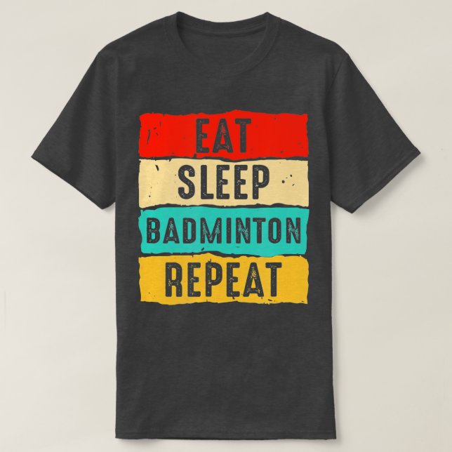 Öat viloläge Badminton Upprepa Funny Manar Kvinnor T Shirt (Design framsida)