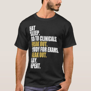 Öat viloläge Gå till Clinicals Nurse under Progres T Shirt