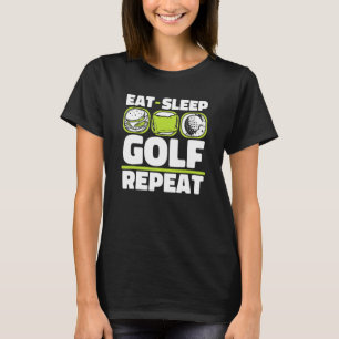 Öat viloläge Golf Repeat Player Pro Golfer Golfing T Shirt