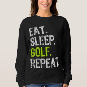 Öat viloläge Golf Upprepa Golfer Golfing Funny T Shirt