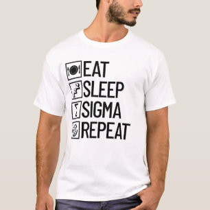 Öat viloläge Sigma Repeat Funny Sigma T Shirt