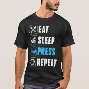 Öat viloläge Tryck på Upprepa Arm-brottningen i Ar T Shirt