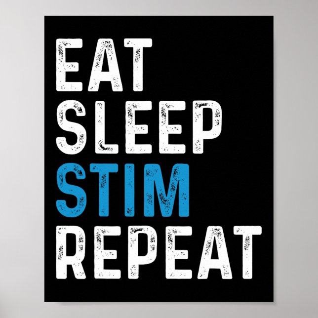 Öat viloläge Upprepa stimuleringsmedvetande om aut Poster (Framsidan)