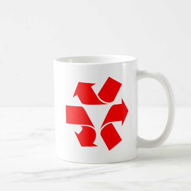 Oåtervinningssymbol Kaffemugg (Höger)