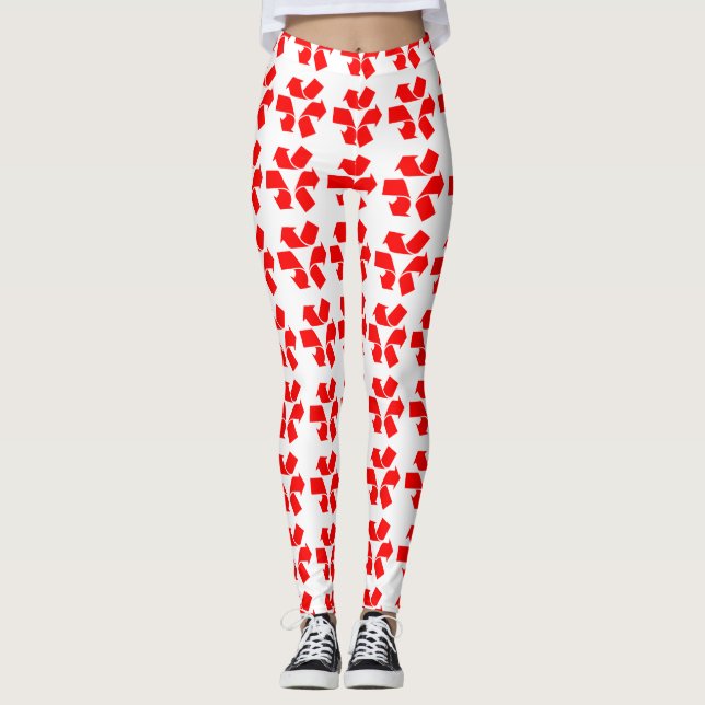 Oåtervinningssymbol Leggings (Framsida)